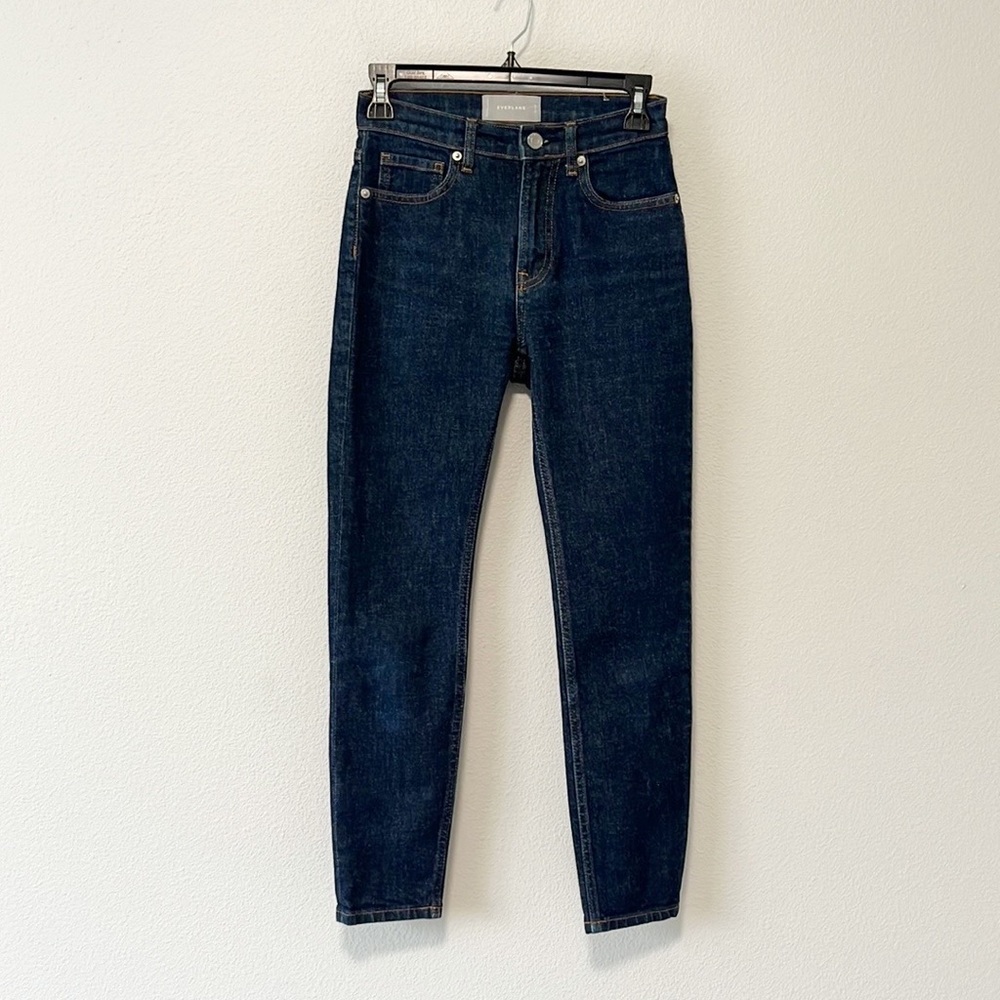 EVERLANE Dark Wash Skinny Ankle Jeans Size 25